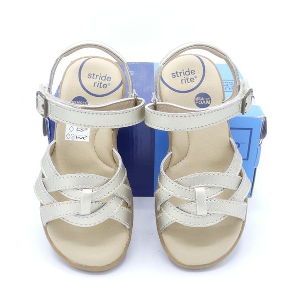 stride rite millie sandal gold